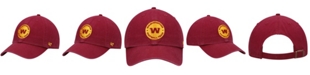 '47 Brand Men's Burgundy Washington Football Team Clean Up Primary Circle Adjustable Hat